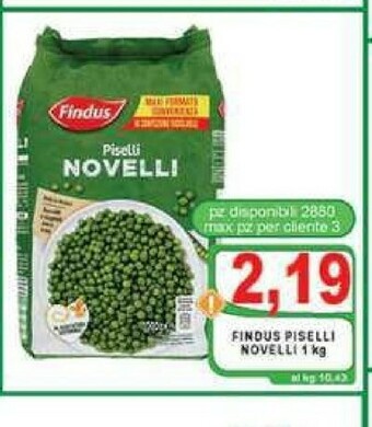 Gros Findus Piselli offerta