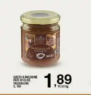 Ok Sigma Gusto & passione Pate Di Olive Taggiasche offerta