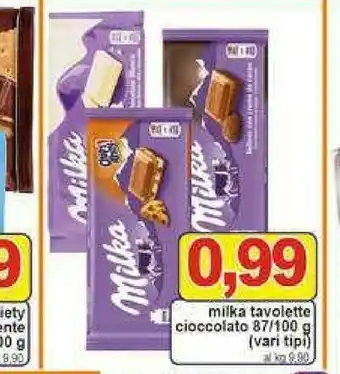 Pewex Milka Cioccolato offerta