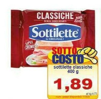 Pewex Sottilette offerta