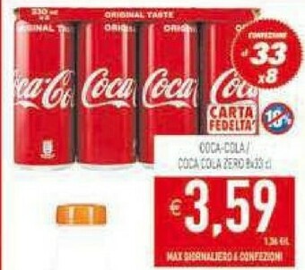 Pim Supermercati Coca Cola Coca cola zero offerta