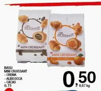 Sigma Bauli I Minuti Mini Croissant Albicocca 75 G(ml) offerta