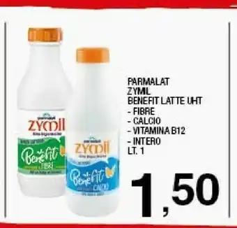 Sigma Parmalat Latte Zymil 1% Di Grassi UHT Con Calcio Fosforo E Vitamine 1000 G(ml) offerta