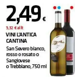 Superconti L'antica Cantina San Severo Bianco offerta