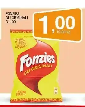 Sigma Mondelez Mondelez - Fonzies Gli Originali 100 g(ml) offerta