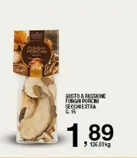 Sigma Gusto & passione Funchi Porcni Secchi Extra offerta