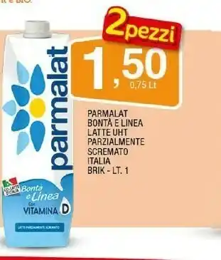 Sigma Parmalat Latte Parzialmente Scremato UHT 1000 G(ml) offerta