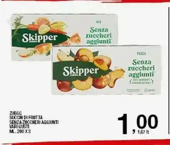 Sigma Zuegg Skipper Albicocca 600 G(ml) offerta