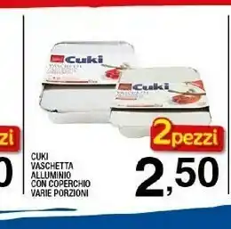 Sigma Cuki Vaschette Alluminio offerta