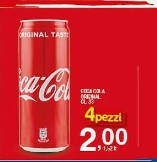 Sigma Coca-Cola - Coca-Cola 330 G(ml) offerta