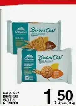Sigma Galbusera Buoni Così Frollino Senza Zuccheri Aggiunti 330 G(ml) offerta