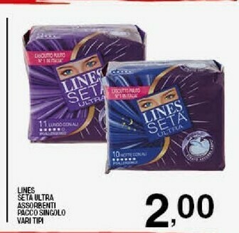 Sigma Lines Seta Ultra Assorbenti Pacco Singolo offerta