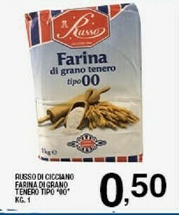 Sigma Russo Di Cicciano Farina Di Grano Tenero Tipo 00 offerta