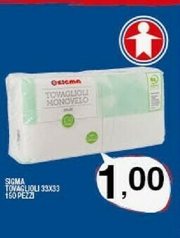Sigma Sigma Tovaglioli offerta