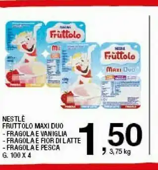 Sigma Nestlè Fruttolo Maxi Duo 400 G(ml) offerta