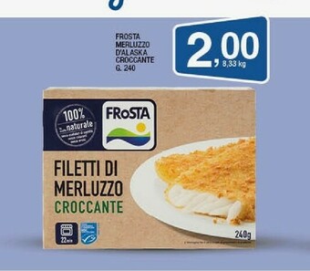 Sigma Frosta Filetti Di Merluzzo Croccante 240 G(ml) offerta