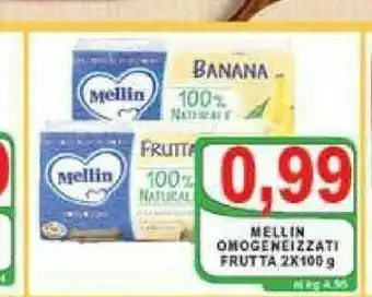 Top Supermercati Mellin Omogeneizzati offerta