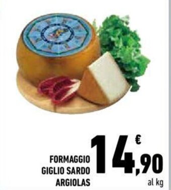 Conad Argiolas Formaggio Giglio Sardo offerta