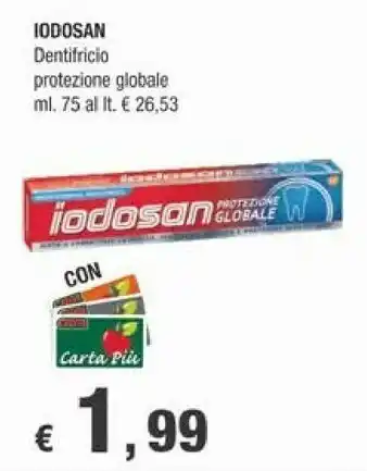 Crai Iodosan Dentifricio Protezione Globale offerta