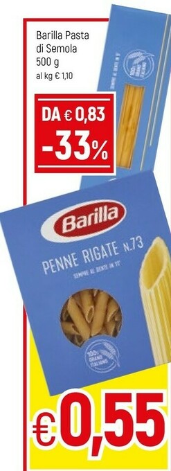 Famila Barilla Pasta offerta
