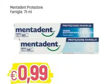 Famila Mentadent Dentifricio offerta