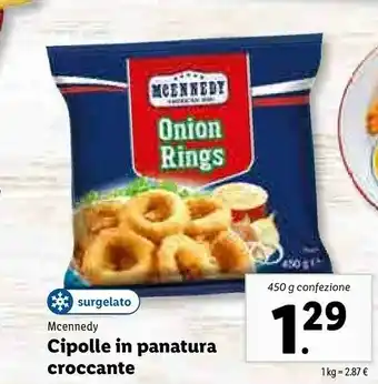 Lidl Mcennedy Cipolle In Panatura Croccante offerta