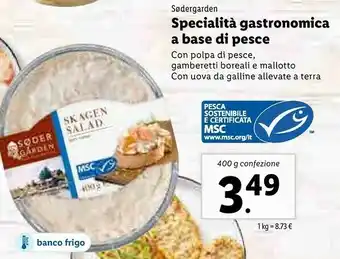 Lidl Sodergarden Specialità Gastronomica A Base Di Pesce offerta