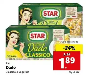 Lidl Star Il Mio Dado 100% Naturale Classico offerta