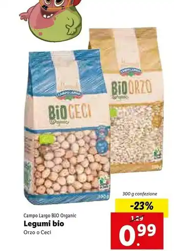 Lidl Campo Largo - Bio Ceci 300 g(ml) offerta
