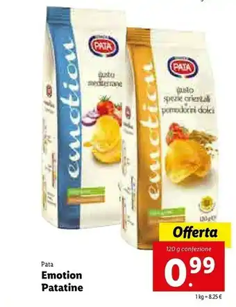 Snack pata Gusto Mediterraneo Emotion 120 G(ml)