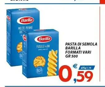 Vivo Supermercati Barilla Pasta offerta
