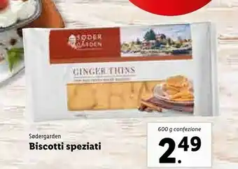 Lidl Sodergarden Biscotti Speziati offerta