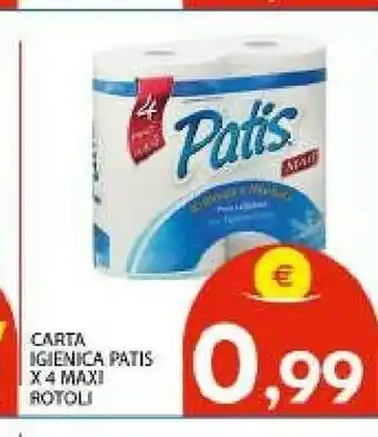 Vivo Supermercati Patis Carta Igienica X4 Maxi offerta