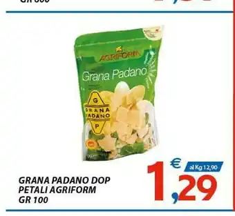 Vivo Supermercati Agriform Grana Padano DOP 300 G(ml) offerta