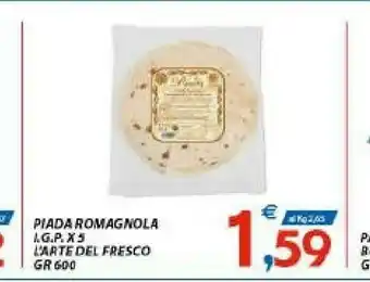 Vivo Supermercati Piada Romagnola offerta