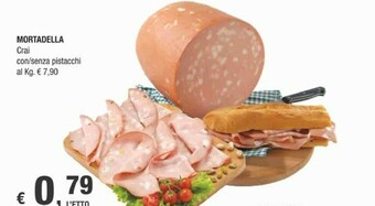 Crai Mortadella Con/ Senza Pistacchi offerta