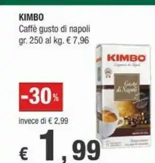 Crai Kimbo Aroma Di Napoli 250 G(ml) offerta