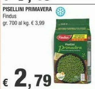 Crai Findus Pisellini Primavera 700 G offerta