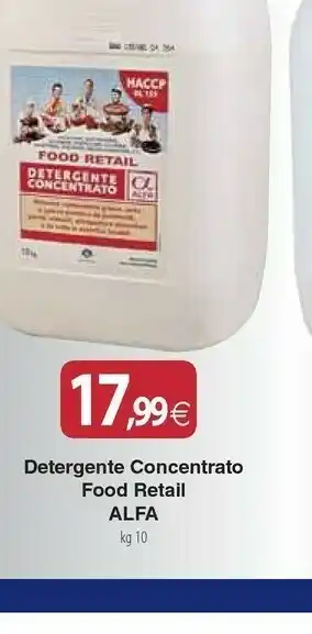 Docks Cash&Carry Alfa Detergente Concentrato Food Retail offerta