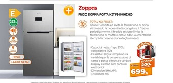 Expert Zoppas Frigo HZTF640NH2XE0 offerta
