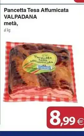 Docks Cash&Carry Valpadana Pancetta Tesa Affumicata offerta