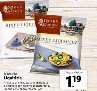 Lidl Sodergarden Liquirizia offerta