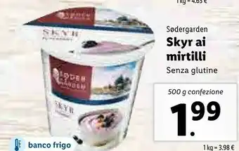 Lidl Sodergarden Skyr Ai Mirtilli offerta