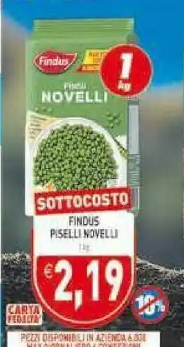 Supermercati Agorà Findus Piselli offerta