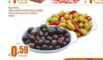Elite Buscema Olive Verdi Schincciate Condite offerta