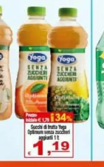 Gros Sprite Yoga succhi offerta