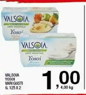 Sigma Valsoia Yosoi Bianco Cremoso 250 G(ml) offerta