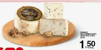 Sigma Formaggi Della Famiclia 8usti Caciotta Alle Noci offerta