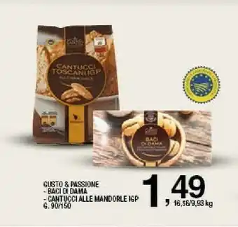 Sigma Gusto & passione Baci Di Dama offerta