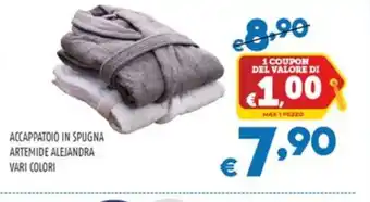 ACCAPPATOIO IN SPUGNA ARTEMIDE ALEJANDRA VARI COLORI